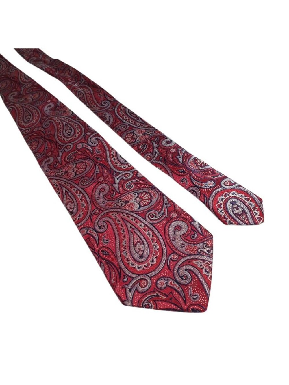 Forsyth Paisley Red Tie Silk Men Accessory Formal Wear Classic Pattern Of Canada